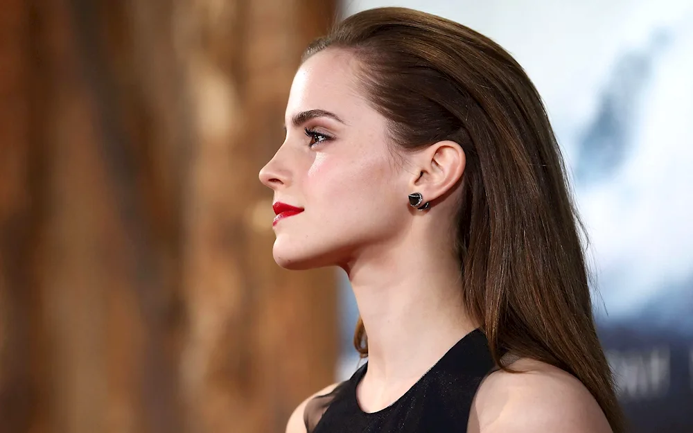 Emma Watson in profile