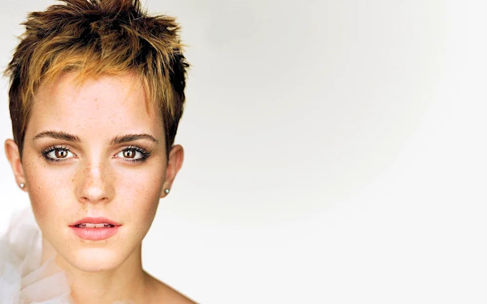 Emma Watson with short haircut