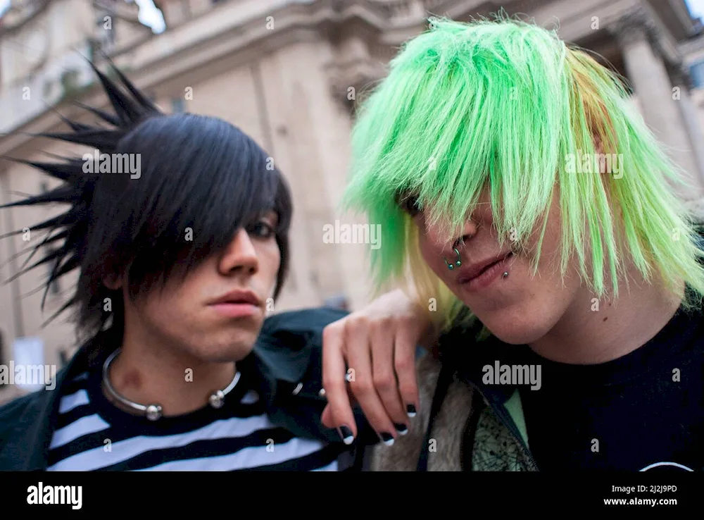Emo emo fag bangs