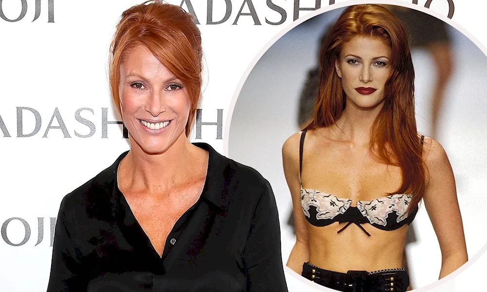 Angie Everhart as a young Angie Everhart