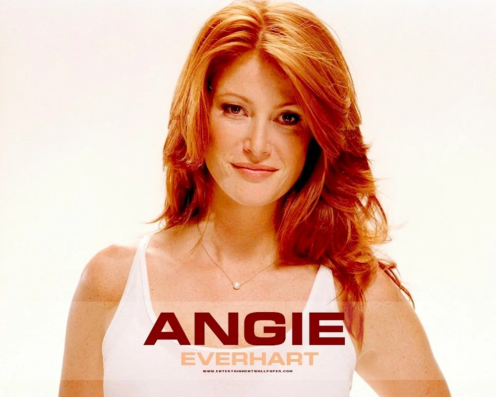 Angie Everhart as a young girl.