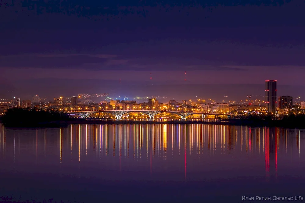 Saratov from a bird's eye view