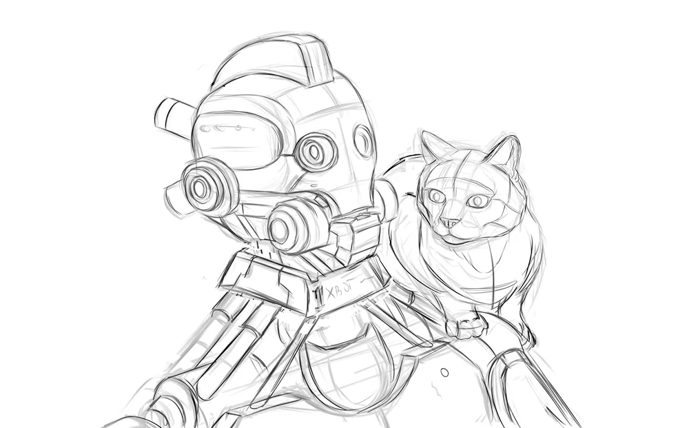 Robot colouring
