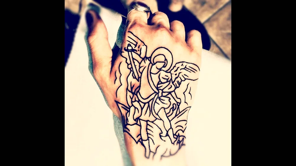 Tattoo on the Hand