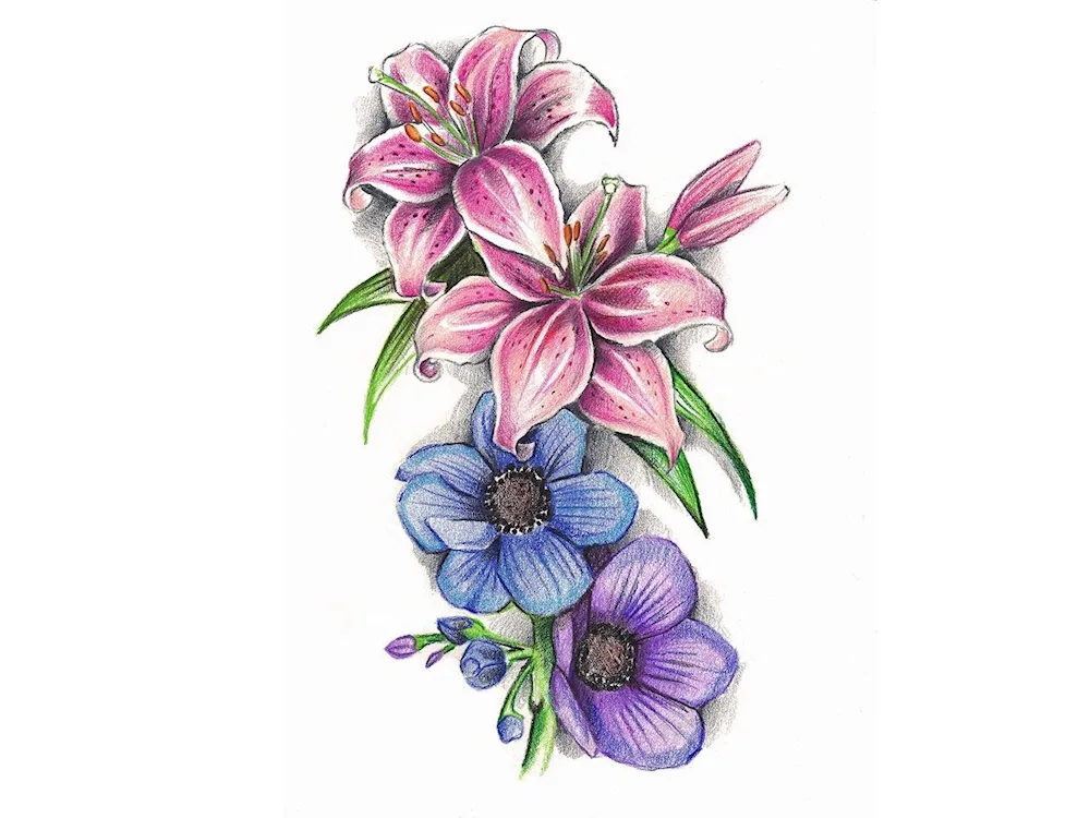 Flowers drawing