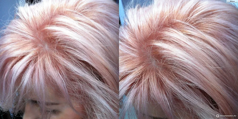 Victoria Bliss with pink hair