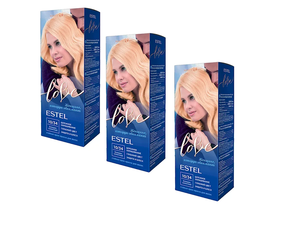 Estel Love hair dye palette 7 1 colour