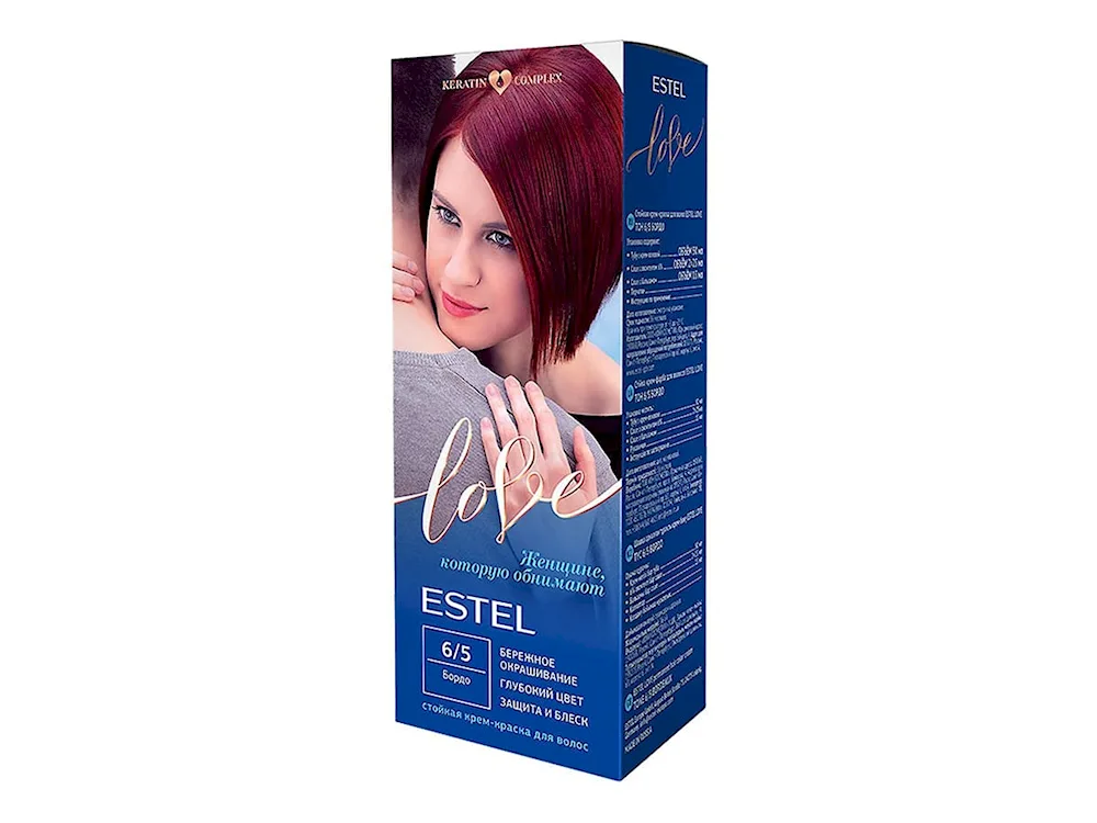 Estel Love dye boulos 65 bordeaux