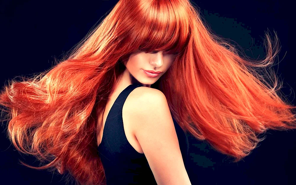 Dyed hair