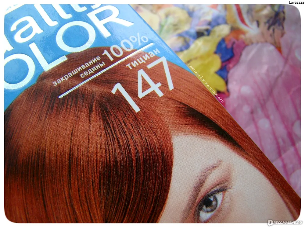 Garnier hair dye red 7.40