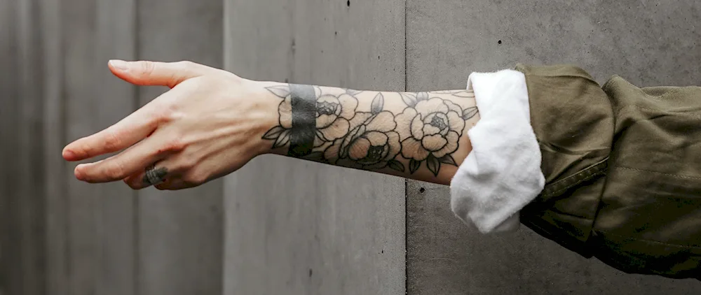 Aesthetic tattoos for men on the arm