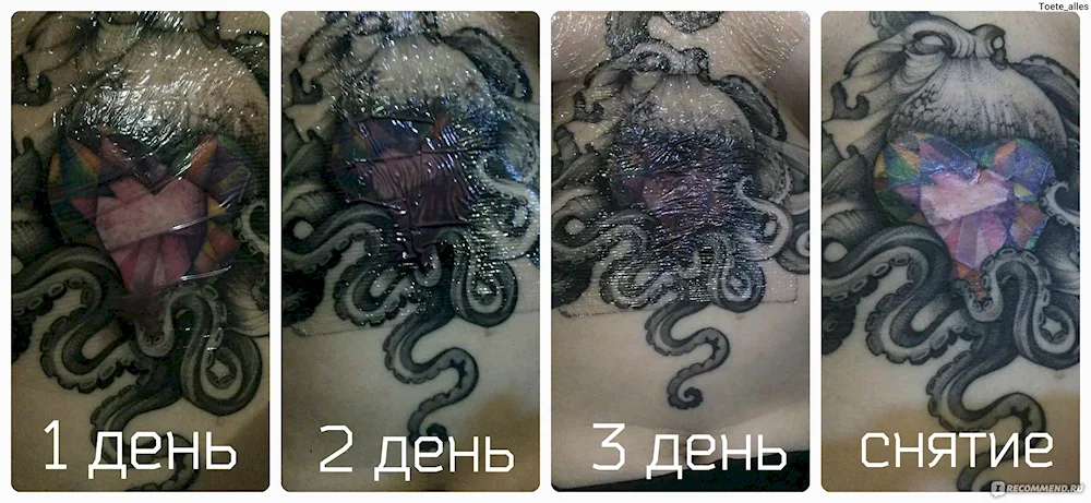 Stages of Tattoo Healing