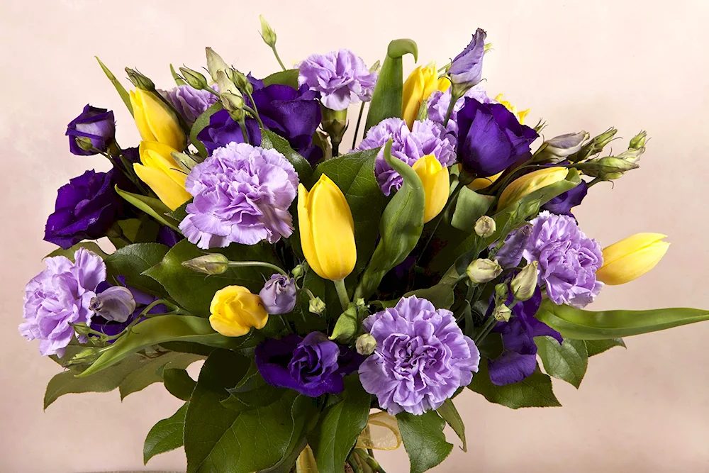 Iris Bouquet in a vase