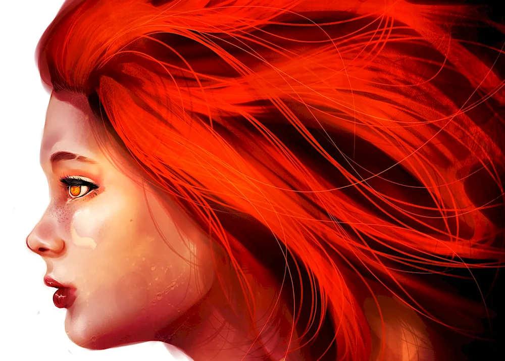 Eva Elfey red hair