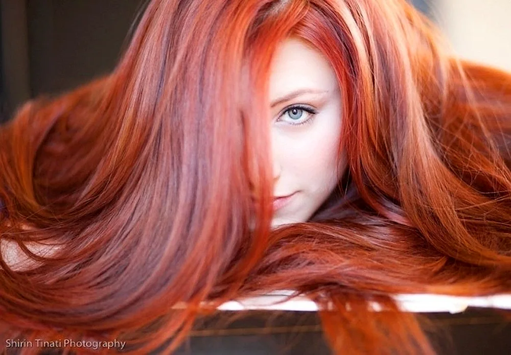 Red hair colour