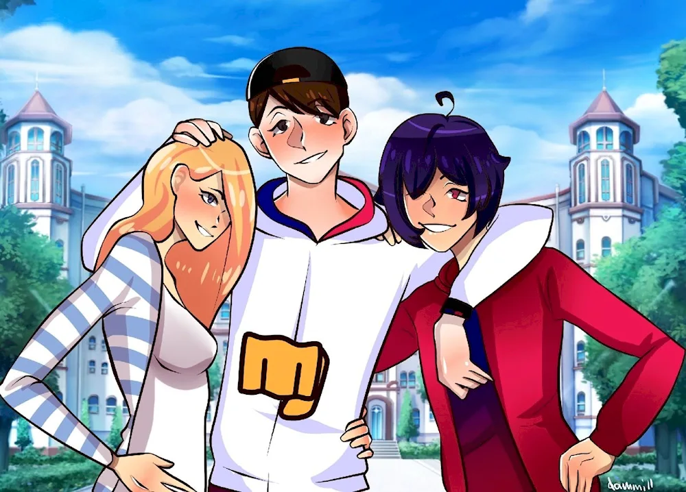 Eugene Bro and Masha in real life