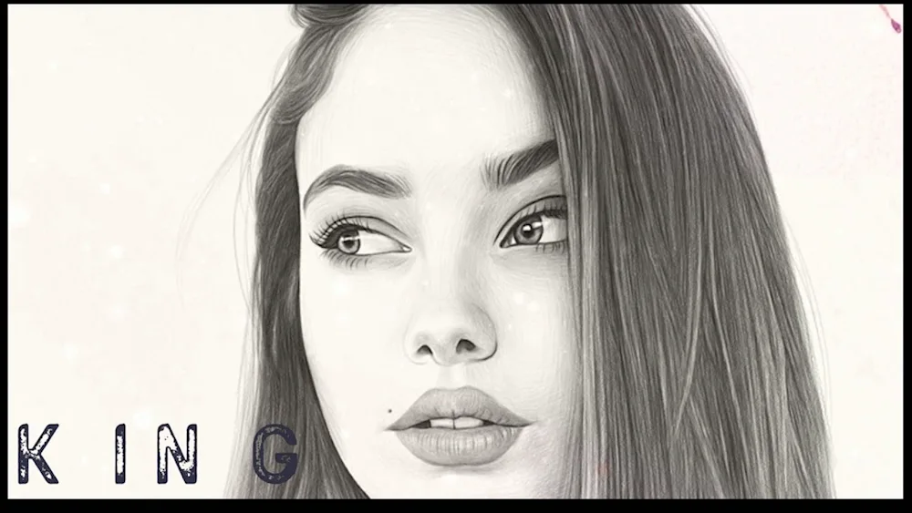Unusual pencil drawings