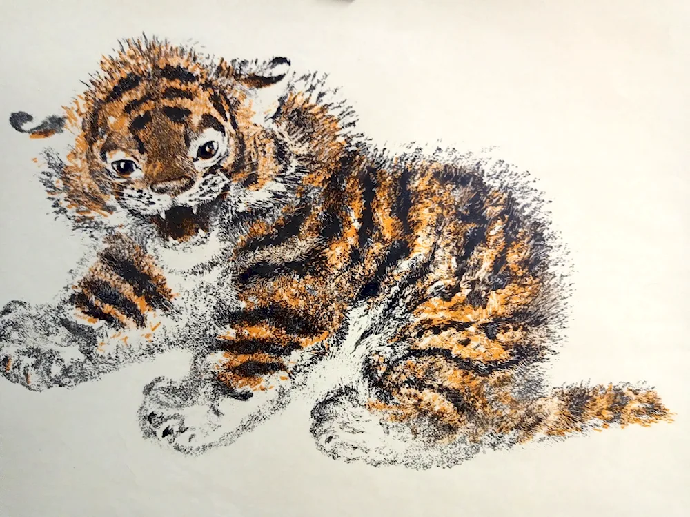 Evgeny Charushin Tiger cub
