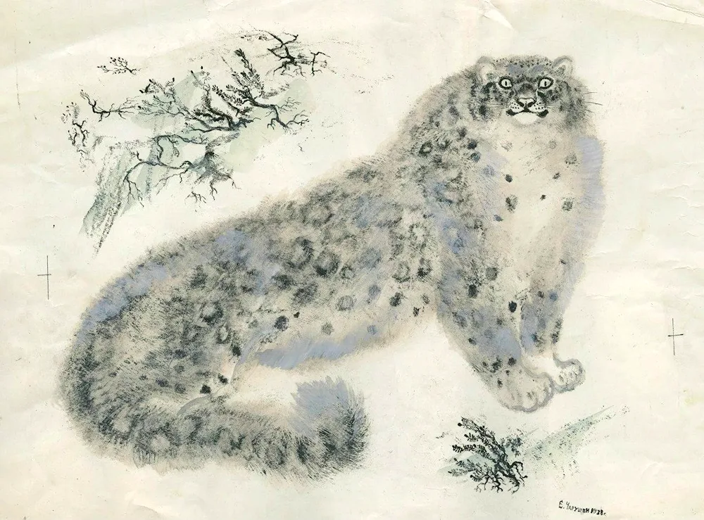 Evgeny Charushin illustrations Ivanovich Charushin paintings