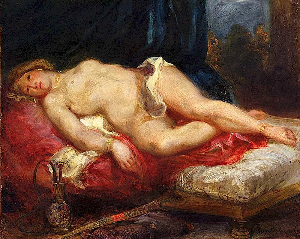 Eugene Delacroix odalisque