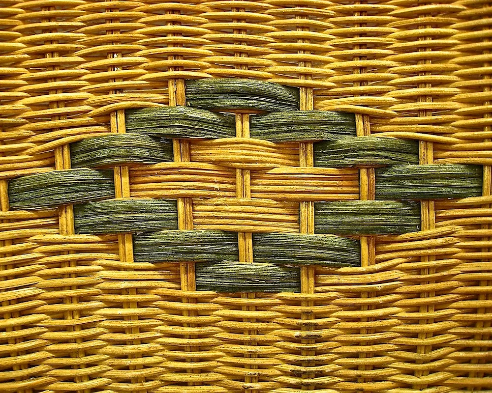Wicker basket texture
