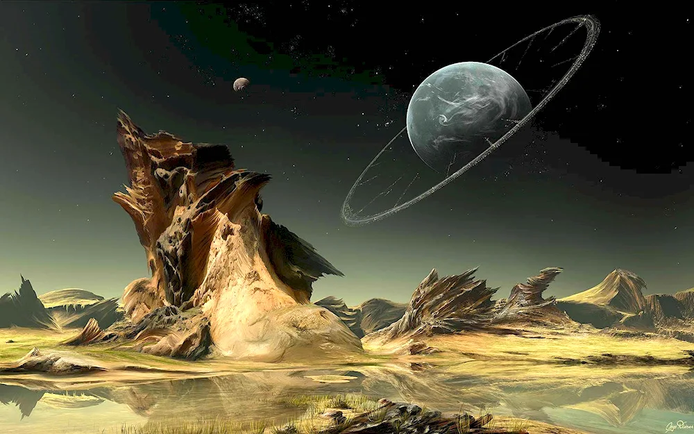 Fantasy worlds by artist Inga Nielsen