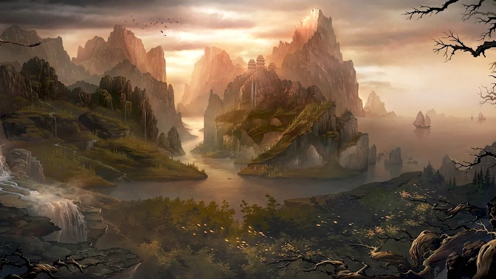 Fantasy landscapes