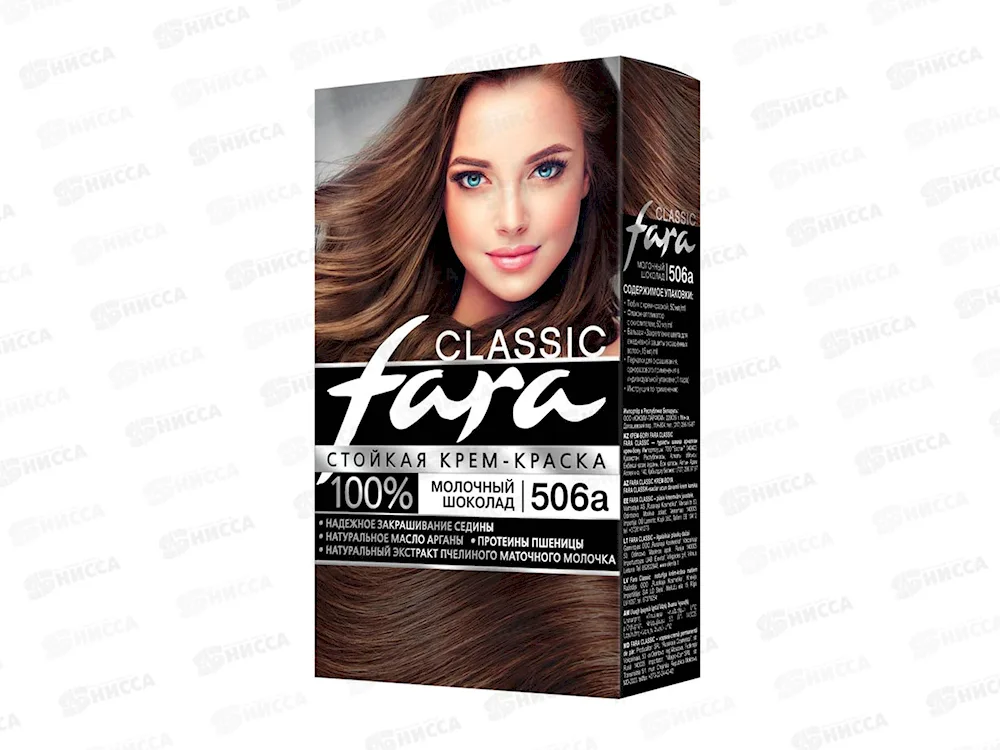 Fara Milk Chocolate Dye 506a on hair