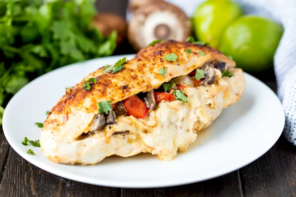 Stuffed chicken breast