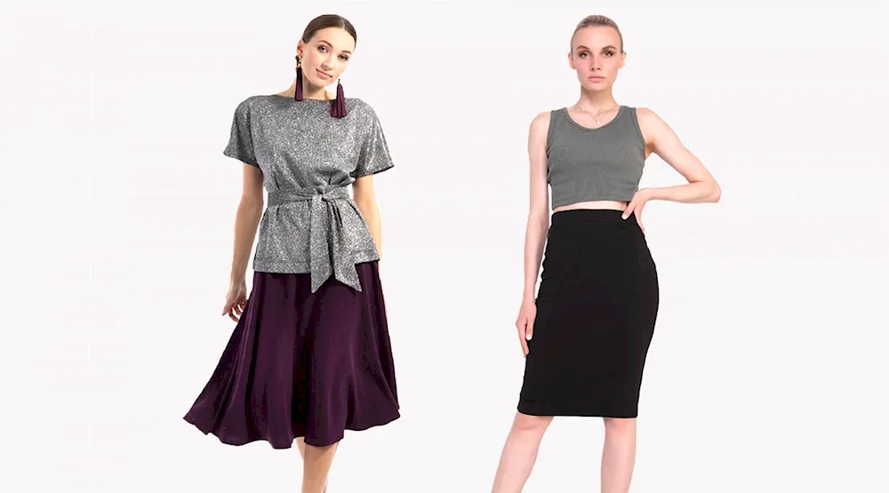 Fashion of warm drape skirt