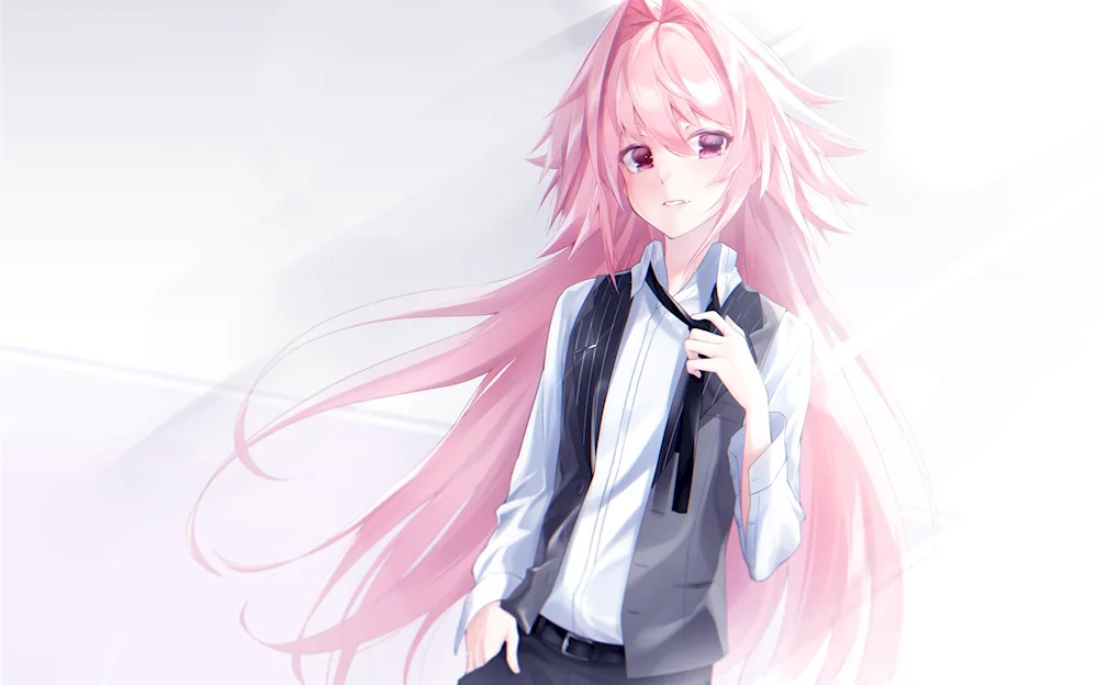 Fate pink hair