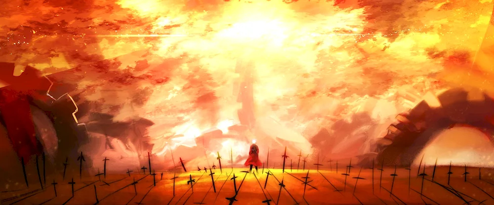 Fate Unlimited Blade works background