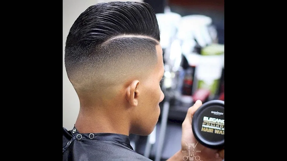 Hair tattoo fade