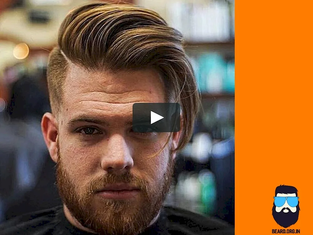 Fade andercut Pompadour