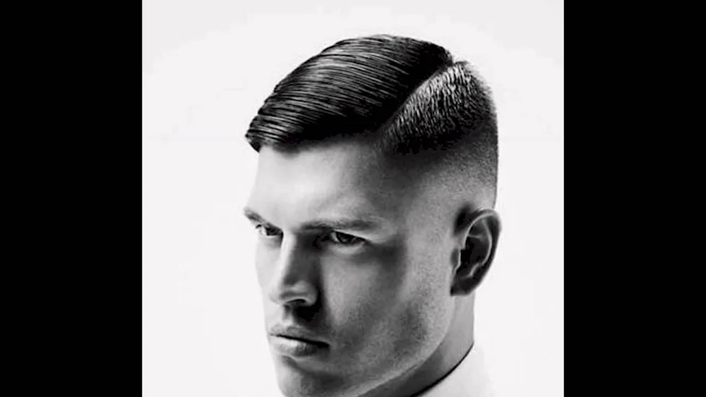 Beautiful hair parting