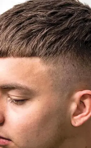 Fade cropped undercut