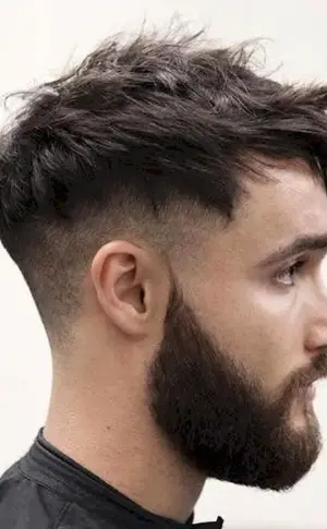 Fade crop haircut
