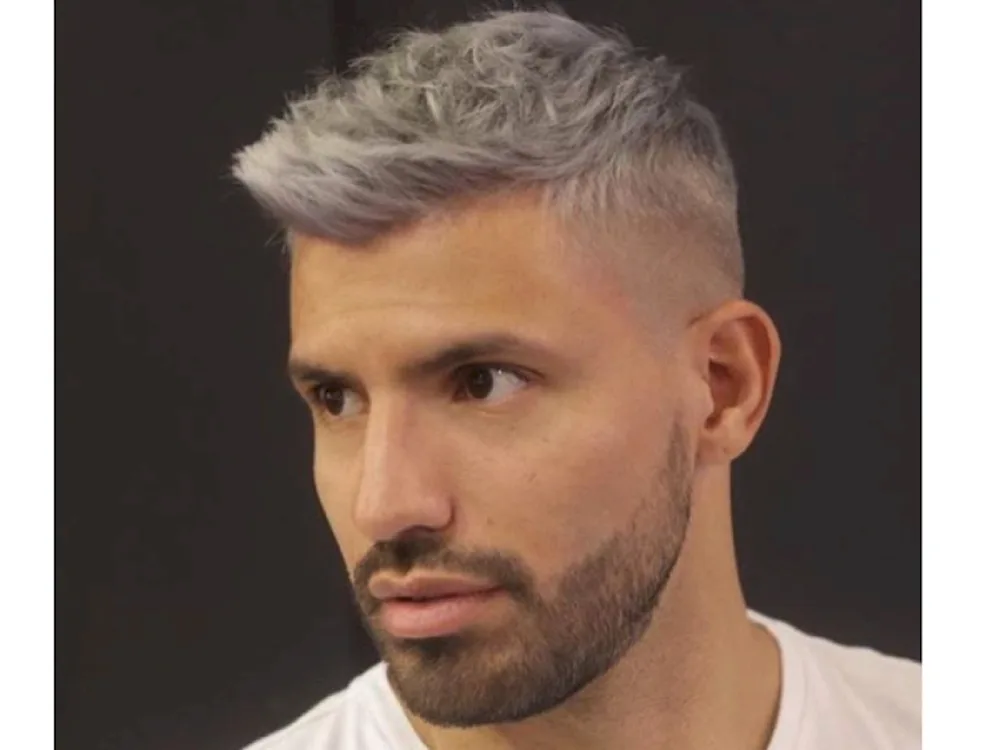 Fade cropped haircut