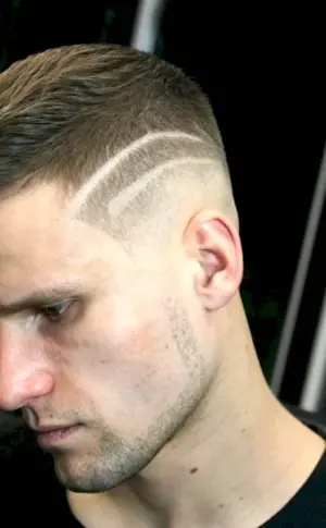 Fade half-box hedgehog