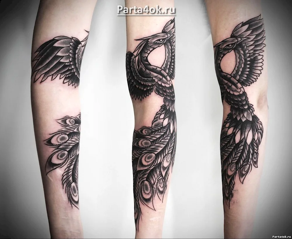 Phoenix dotwork