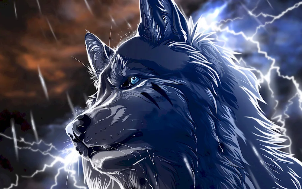 Fenrir wolf anime
