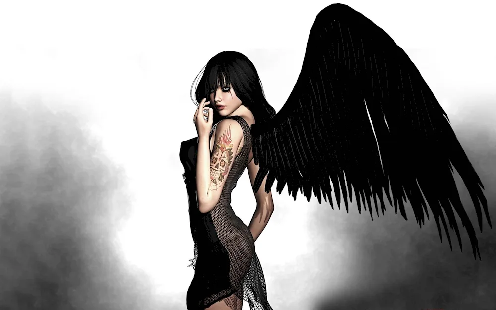 Fantasy girls with wings