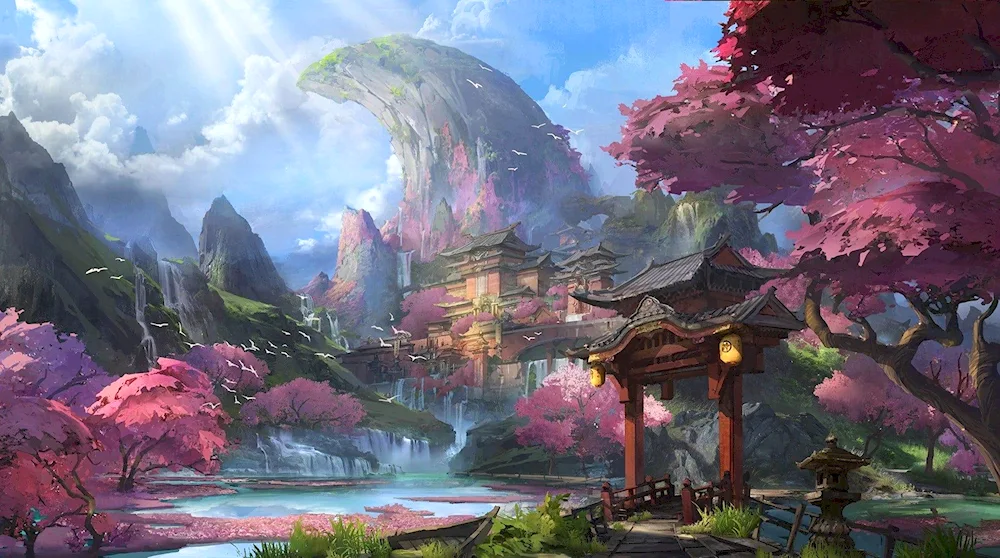 Fantasy temple China