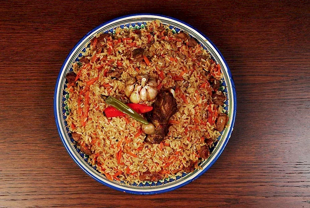 Plov Uzbek Samarkand.