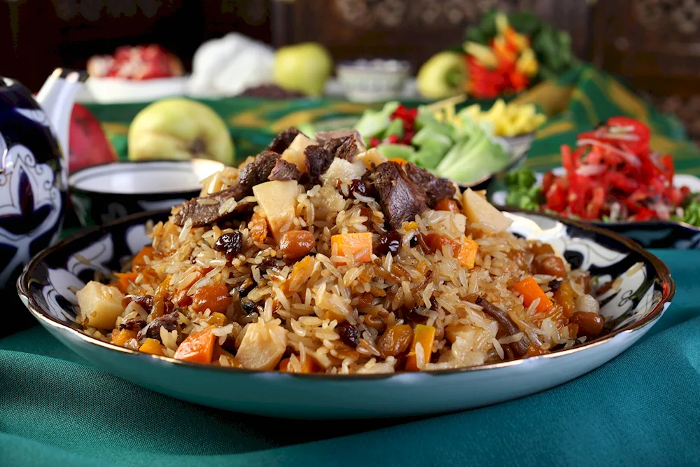 Devzira plov Uzbek plov Chaykhana