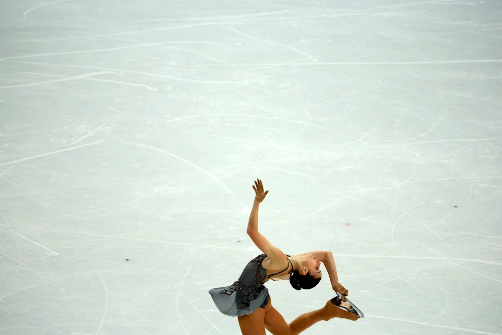 Skates on ice