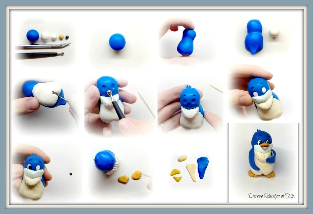 Plasticine figurines for kids