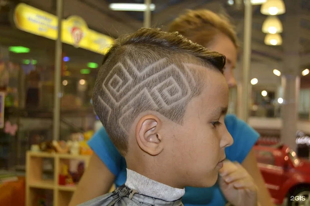 Figured cut for boys