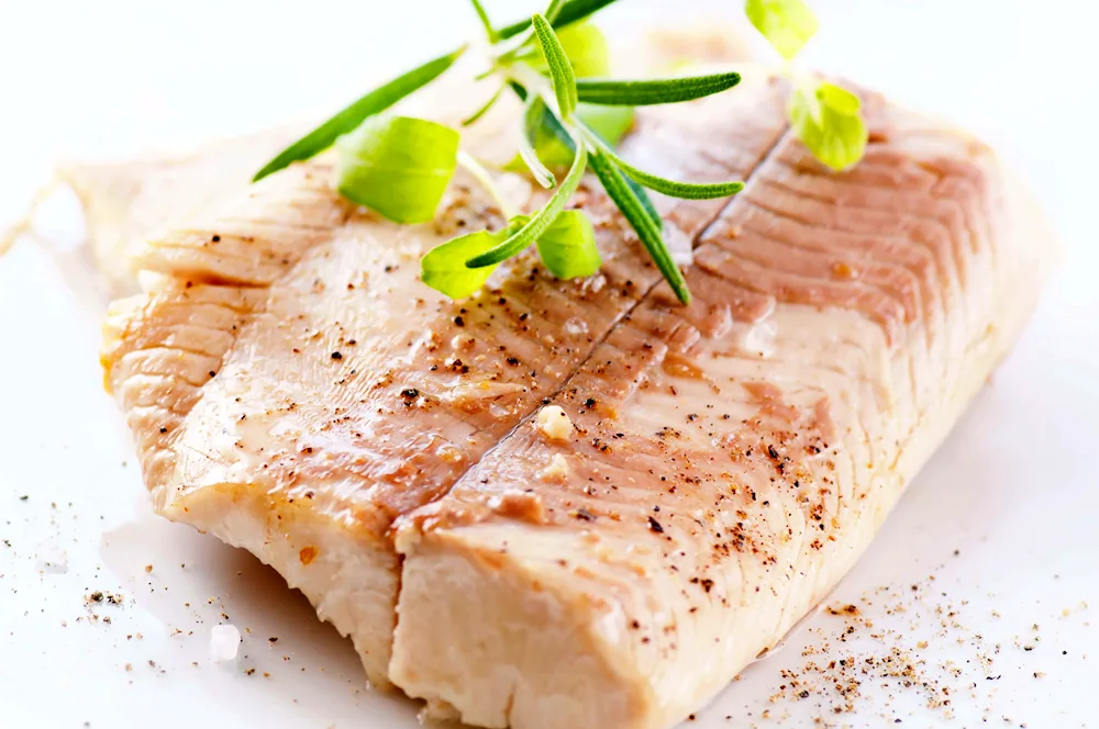 Steamed fish fillet
