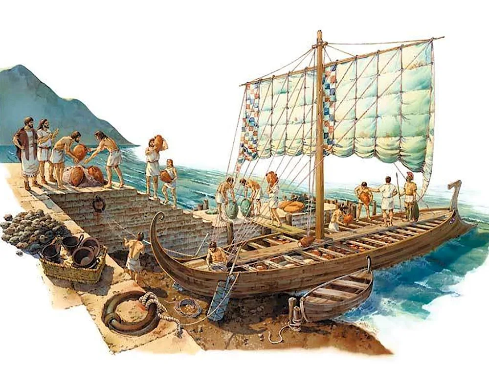 Phoenician ships ancient Greece